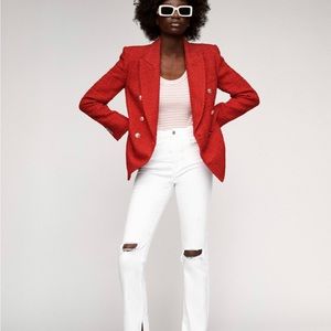 NWOT ZARA white boot cut size 28